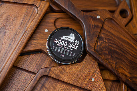 walrus oil wood wax on walnut cutting boards